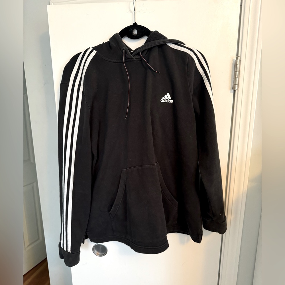 Adidas Black Pullover Hoodie